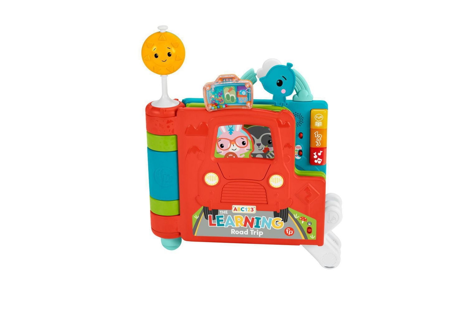 ​Fisher-Price Sit-to-Stand Giant Activity Book electronic learning toy and activity center - English Edition