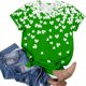 thumbnail image 2 of Camisetas Casuales de Manga Corta con Cuello de Tripulación Impresa de San Valentín Tee Gráfica Ligera Top 95% Poliéster 5% Elastano para el Uso Diario, Camiseta de Moda Cómoda, 2 of 9