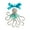 Octopus, variant on Handmade Sea Glass Ocean Ornament,Hand Silver Wire Wrapped Sea Glass Christmas Decor, Coastal Christmas Tree Hanging Pendant, Xmas Holiday Home Decor Gift
