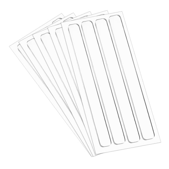 6x0.6x0.08inch Clear Self Adhesive  Bumper Strip for Wall Chair Door Cabinet  Car Toilet Lid 20PCS