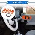 thumbnail image 2 of Accesorios exteriores ABS Naranja para Jeep Wrangler JL 2018-2022, 4 Pcs Cubierta del tazón de la manija, 2 of 6