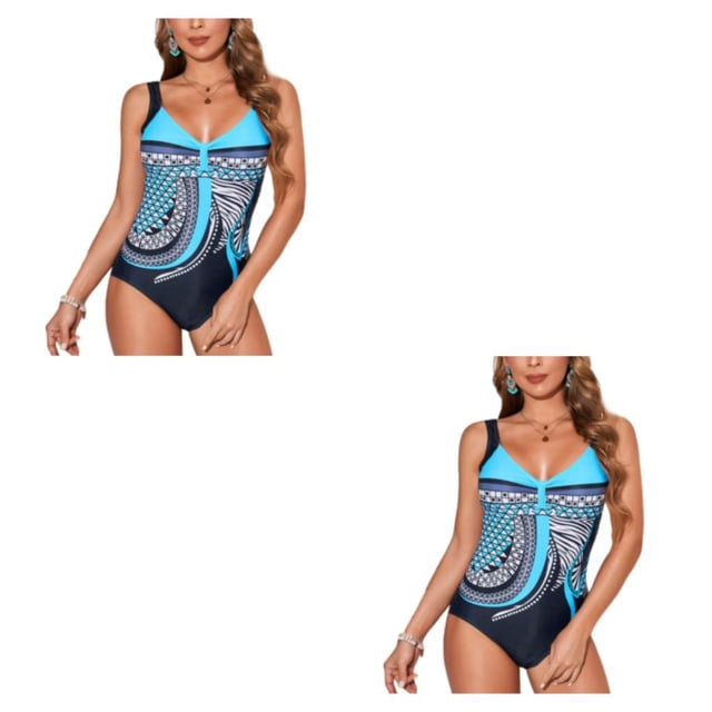 Sonducket Trajes de baño elegantes y duraderos para mujeres - Para fiestas de verano Traje de baño ligero y transpirable Modesto Traje de baño Type6 NO6