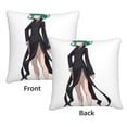thumbnail image 3 of Fundas de almohada de terciopelo de One Punch Man, fundas de almohada decorativas suaves y acogedoras con cremallera oculta para dormitorio, sofá, sillón, funda de almohada de terciopelo, 3 of 8
