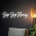 thumbnail image 3 of Handmadetneonsign Custom Sip Sip Hooray Neon Sign, Custom Quote LED Light, Name Neon Light, 3 of 5
