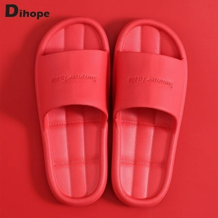 

2021 New Home Slippers Men Women Couples Flip Flops EVA Flat Shoes Indoor Bathroom Sandals Non-slip Summer Sandalias Breathable