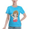 thumbnail image 1 of T-Shirt Basique à Manches Courtes pour Femmes Detective Conan Haihara Ai, 1 of 6