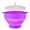 Purple, variant on Oven Safe Silicone Popcorn Maker, Microwave Popcorn Bowl with Ventilated Lid, Collapsible Heat Resistant Bucket for Home Movie Night Snacks Kitchen Storage,Red