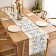 thumbnail image 3 of Eucalyptus Leaves Table Runner - 36 Inch Long, Kitchen Dining Table Runner Dresser Scarves, Spring Country Botanical Flowers Floral Farmhouse Decor for Coffee Tables Wedding Party Banquet, 3 of 8