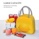 thumbnail image 5 of Disketp Yellow Lemon Bolsa Térmica para Almuerzo, Lonchera con Abertura Amplia y Gran Capacidad, Organizador Reutilizable para Mujeres, Hombres y Adultos, 5 of 6