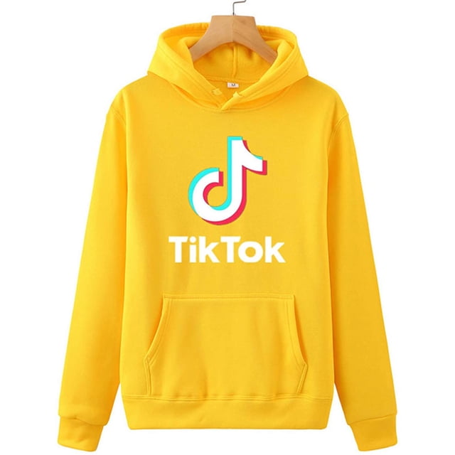 Sudadera con capucha TIK TOK Nueva tendencia Suéter con capucha de lana Suéter de manga larga Adepaton WRMH-139-48