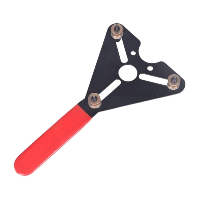 Herramienta de Sujeción Del Embrague Del Aire Acondicionado, Extractor Del Embrague Del Compresor Del Aire Acondicionado Del Automóvil, Llave Triangul
