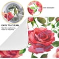 thumbnail image 2 of FREEAMG Red and Pink Roses Dish Drying Mat for Kitchen, 18 x 24 Inch Microfiber Absorbent Dish Drying Pad, Machine Washable Kitchen Counter Protect Mats, 2 of 7