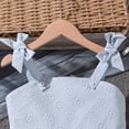 thumbnail image 6 of Bobifish Big Girls Cami Dresses Square Neck Spaghetti Strap Bow Tie A-Line Flare Cami Dresses Solid Color Wear Princess Dresses, 6 of 9