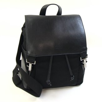 GUCCI Backpack Rucksack/Daypack 019.0302 Nylon Canvas Black 2way Double Unisex Pre-Owned GUCCI Backpack Rucksack/Daypack 019.0302 Nylon  main image 2