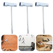 MUSEYA 3Pcs Lawn Mower Tool Set Silver Carbon Steel Mower Parts and Accessories Garden