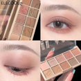 thumbnail image 3 of ELECOOL 10 Colors Eyeshadow Palette Pearly Matte Eye Shadow Shiny Sequins Shadows Pigments, 3 of 5