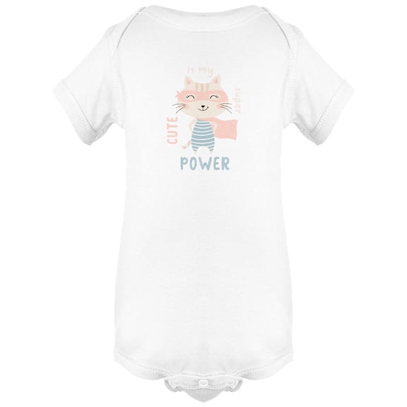 Cute Power Kitten Hero Bodysuit Infant -Image by Shutterstock,  6 Months