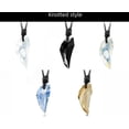 thumbnail image 4 of Collar con colgante de la suerte personalizado para hombre, accesorio para pareja, largo ajustable y sencillo con cristales de estrella y púas dominantes, 4 of 6