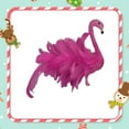 thumbnail image 6 of Flamingo Christmas Tree Topper Elegant Artificial Feather Material for Valentines Day Summer Party Home, 6 of 9