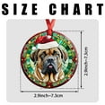 thumbnail image 7 of English Mastiff Dog Ornaments Ceramic For Christmas, Stained Glass Ornaments Ceramic Christmas 2025, 7 of 7