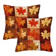 thumbnail image 1 of BotaniNest Thanksgiving Maple Leaf Pumpkin Covers Cozy Decorative Throw For Home Sofa Couch And Perfect Fall, 1 of 5