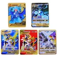 thumbnail image 4 of 5Pcs Card Metal Pokémon Letters Venusaur Vmax Charizard Pikachu Gx Blastoise Gold Iron Cards Anime Games Kids Toys Gifts, 4 of 5