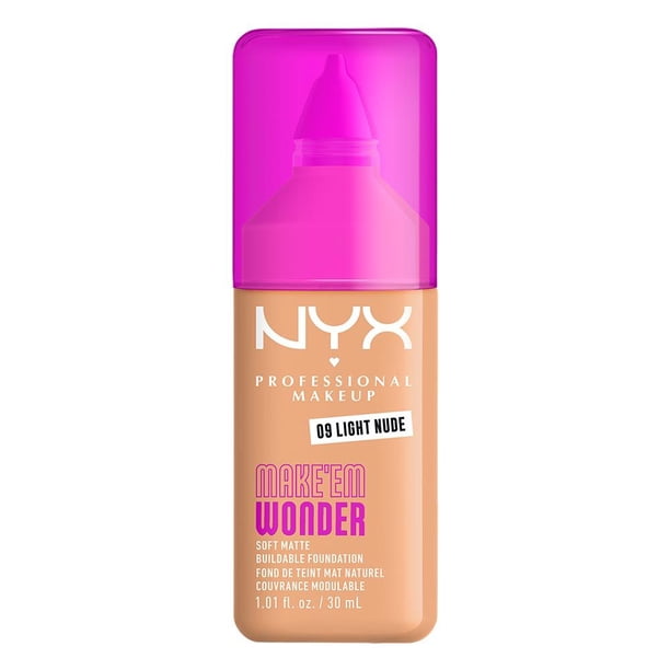 Base de Maquillaje Nyx Professional Make Up Make em Wonder Light Nude 30ml