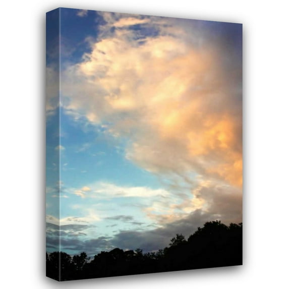 Alan Hausenflock 17x24 Gallery Wrapped Canvas Wall Art Titled - Rainbow Cloud II