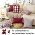thumbnail image 2 of Buffalo Check Pillow Covers Buffalo Plaid Throw Pillow Cover 18x18 for Red and White Decorations, Set of 4, 2 of 6