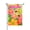 Color 2, variant on Amhnf Welcome Floral Paw Print Garden Flag For Home Outdoor Garden Yard Decor 12x18 inch