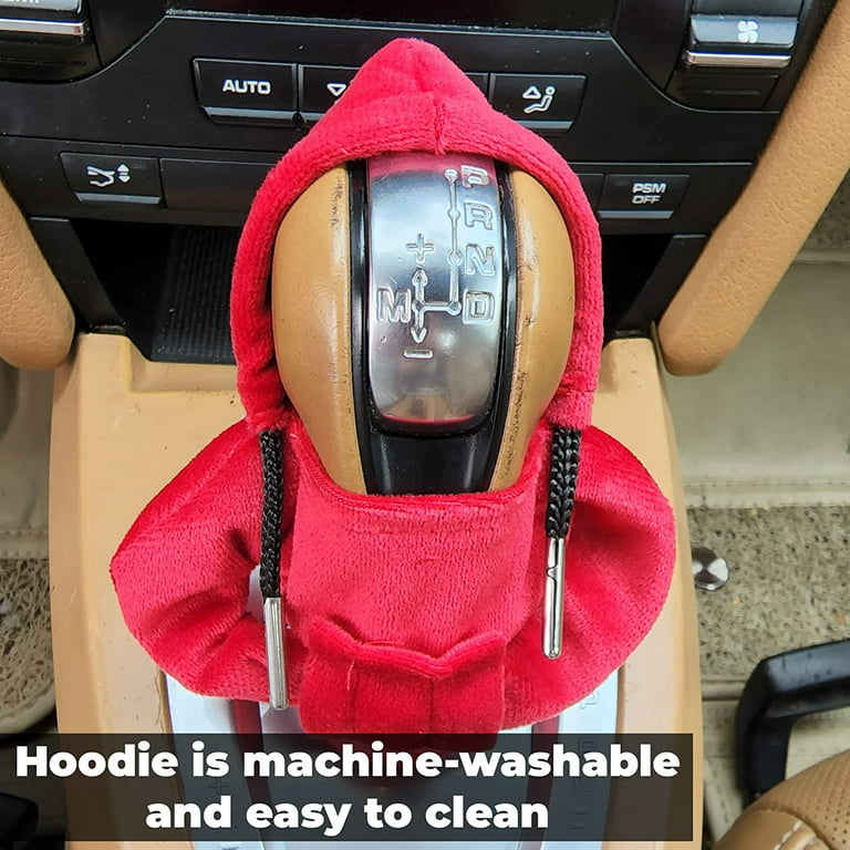 Car Gear Handle Cover Gear Handle Decoration Knob Hoodie Cover, Gear Shift  Knob Hooded Sweatshirt