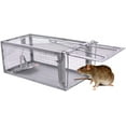 thumbnail image 2 of Trampa para ratones, trampa para ratas, jaula de hierro viva profesional para atrapar ratones y roedores, 2 of 5