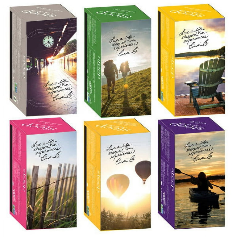 Steep by Bigelow Organic Tea Variety Pack, Tea Bags, 120 Ct (Case of 6 boxes)  