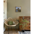 thumbnail image 5 of 10x10in Natural Framed Countrysid and Rivulet Framed Wall Art Vintage Classic Retro Windmill Village Landscape Rustic Wall Prints Farmhouse Kitchen Bathroom Office Decor, 5 of 5