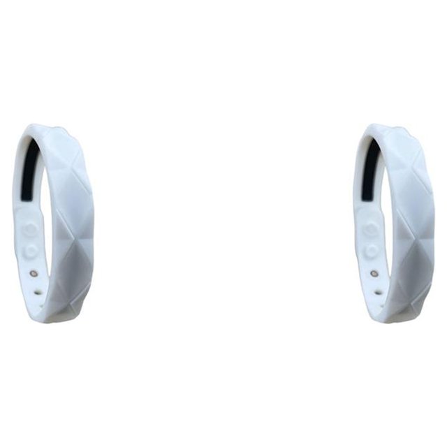 Qarigey Fatiga Muñequera Negativo Antiestático Equilibrio Energía Dormir Accesorio Mujeres Ornamento Blanco Estándar Blanco Estándar 2Conjunto