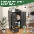 thumbnail image 4 of Innovation Works Lockable Metal File Cabinet with 4 Drawers & 1 Door, Storage Filing Cabinet for Home Office, A4 Legal/Letter Size, Assembly Required, 4 of 7