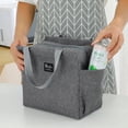 thumbnail image 6 of Lunch Bag Lunch Box for Women & Men, Large Capacity Insulated Lunch Bag for Adult, Leakproof Reusable Lunch Tote Bags for Work/Office/Travel/Picnic Black, 6 of 6