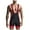 Black, variant on Mens Rompers for Adults Men's Sleeveless Athletic Supporters Wrestling Singlets Sports Bodysuit Jumpsuits Adult Onesies for Men Black L