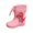 Pink, variant on Xuewenshw Classic Children Rain Boots Rubber Children Water Shoes Rain Boots Kids Baby Cartoon Shoes Boot for Girls