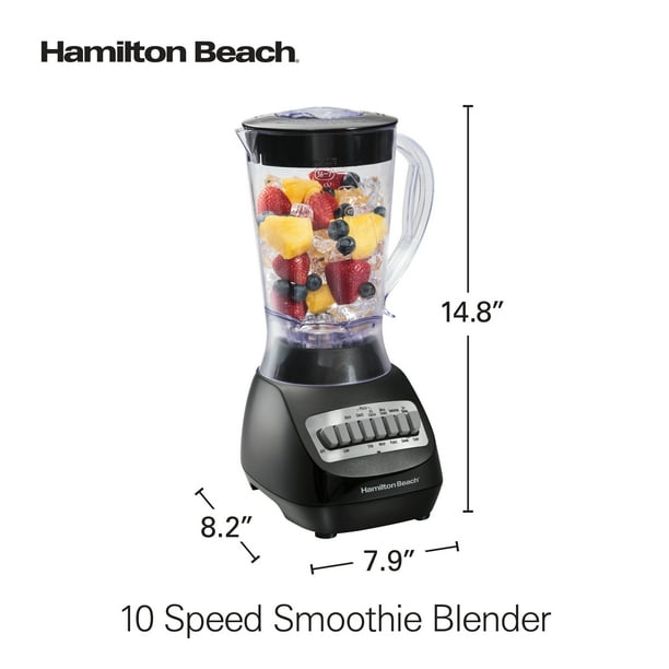 Hamilton Beach Smoothie Blender 50190JC, 10 Speeds - Walmart.ca