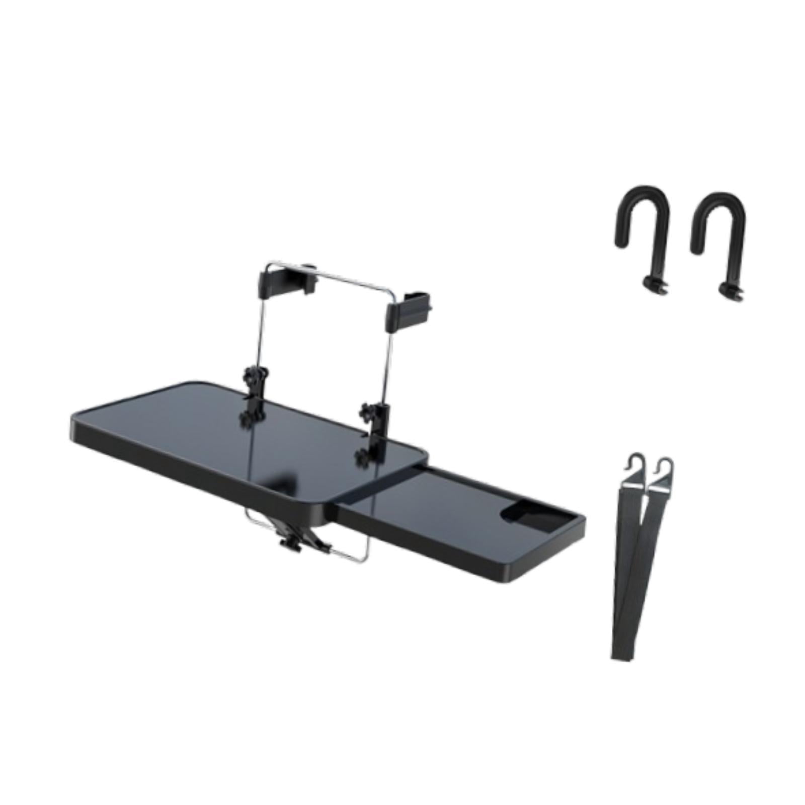 Car Steering Wheel Seat Tray Car Backseat Organizer Folding Stand Made with Durable ABS for Mobile Office and Dining