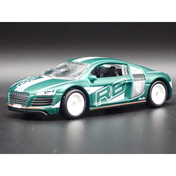 Open Box 2006-2015 AUDI R8 SUPERCAR GREEN 1:64 SCALE COLLECTIBLE DIECAST MODEL CAR