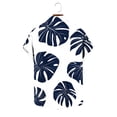 thumbnail image 7 of Ceisia Men's Monstera Leaf Print Hawaiian Shirt Short Sleeve Button Down Summer Casual Top White L Gifts for Father, 7 of 7