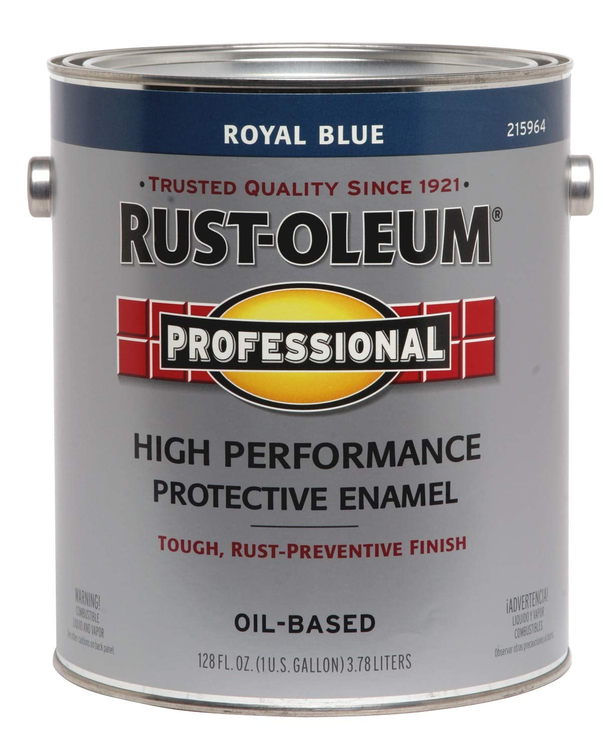 RUSTOLEUM Blue 215964 Professional Gallon Royal Enamel Paint, 128 Fl