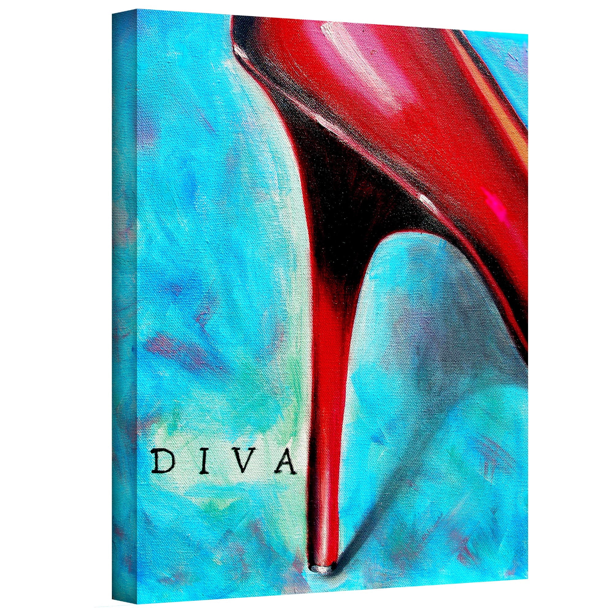 ArtWall Susi Franco "Diva" Abstract Gallery-wrapped Canvas