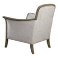 thumbnail image 4 of Uttermost Brittoney Wood and Fabric Arm Chair in Weathered Pecan/Brown, 4 of 8