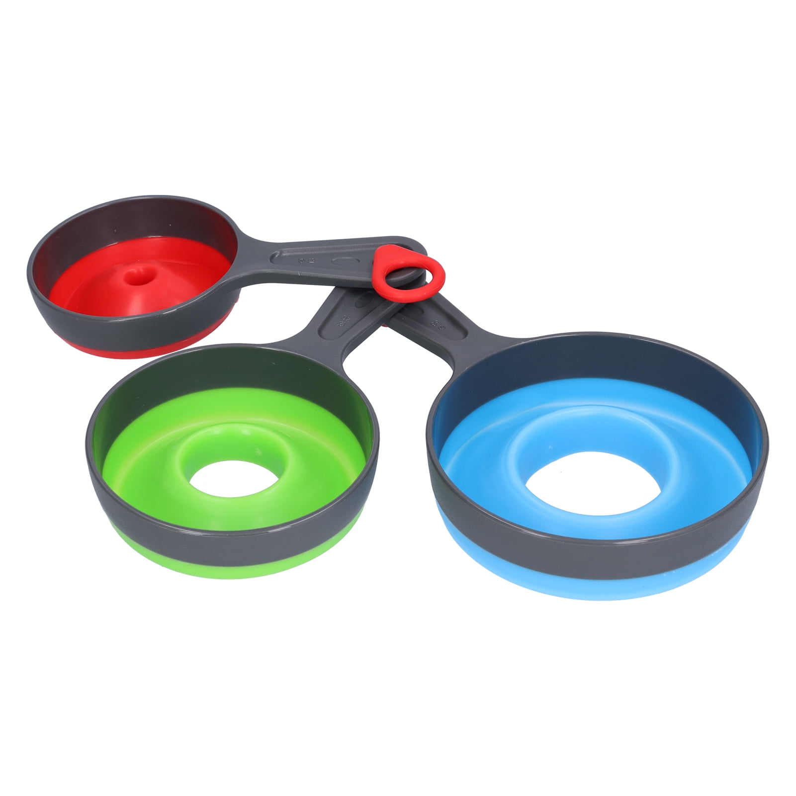 BIMZUC Silicone Collapsible Funnel Set, Wide and Narrow Mouth Jam Oil Transfer Kitchen Tool Kit, 3 Pieces (4.7 x 7.7 inches / 12 x 19.5 cm)