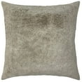 thumbnail image 1 of hometrends Faux Fur Grey Decorative Pillow, 1 of 4