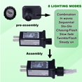 thumbnail image 2 of Cadena de luces LED ILLUMINEW 300 de 33 m, color verde, resistente al agua, 2 of 6