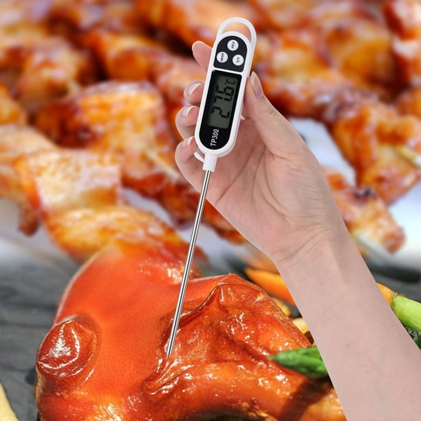 Thermomètre de cuisson viande Cuisine BBQ Ecran LCD Sonde (Pile